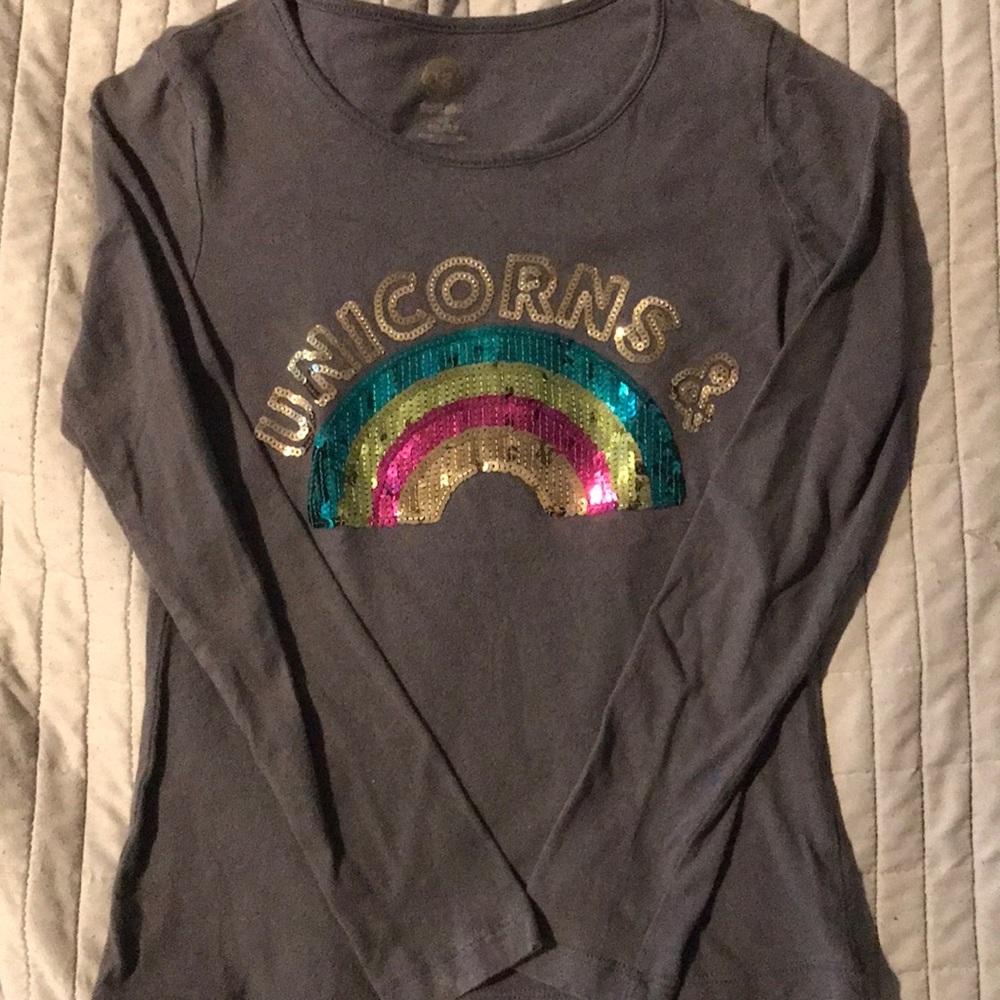 “Total Girl” Grey Long Sleeve Shirt